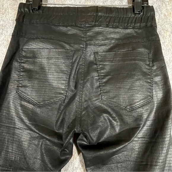 Bevy Flog Shely Snake Cro Print Drawstring Chic Classy Stylish Pant - Sz 27 - Picture 8 of 14